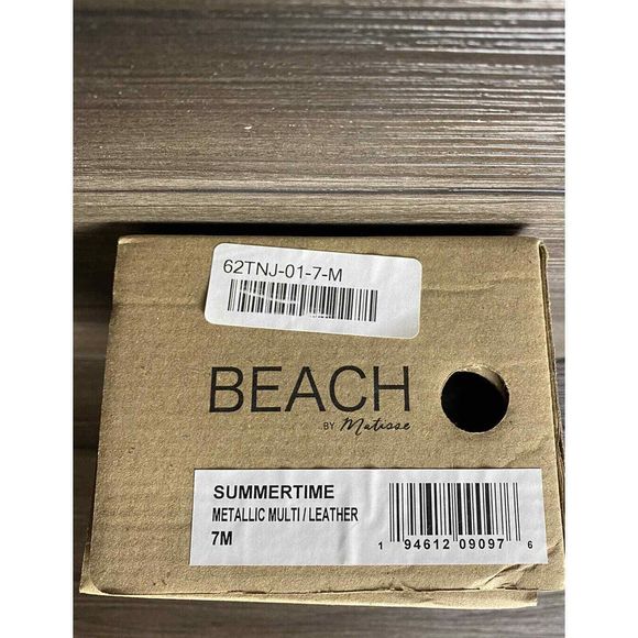 BEACH by Matisse Summertime Metallic Slide Sandals, brown, Size 7 - Picture 7 of 7